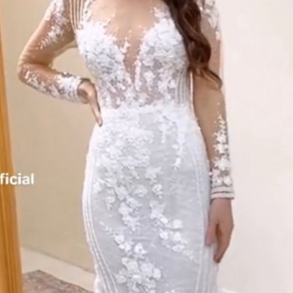 Elegant White Lace Dress